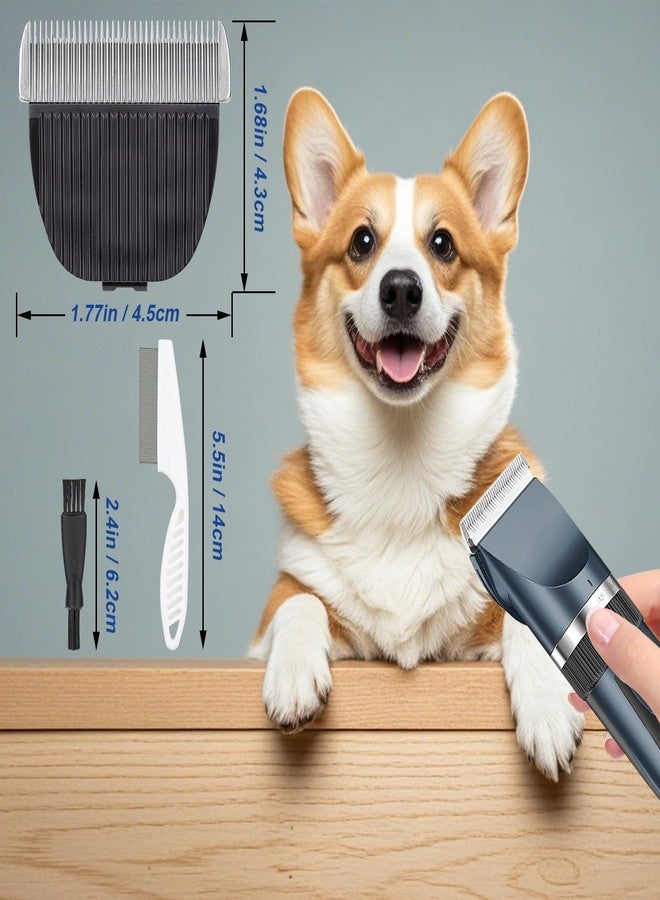 GreeSuit Pet Dog Grooming Replacement Blades: Low Noise Pet Clipper Replacement Blades for ONEISALL Dog Low Noise Dog Clipper & Dog Hair Vacuum Clipper - Image 3